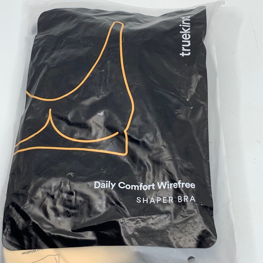 Truekind By Shapermint Women's Daily Comfort Wirefree Shaper Bra Black Size 3XL - Picture 8 of 10